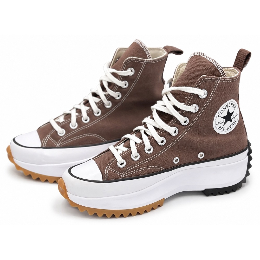 Converse Run Star Hike Platform High Top Shoes Brown A03061C Men's 7 Women's 8.5